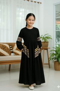 Baju Gamis Dress Couple Ibu Dan Anak Perempuan Baju Dress Gamis Terbaru