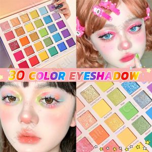 New All-match Eyeshadow Palette Fashion Girls Children Stage Make-up Dream Rainbow Palette 3D Effect for Women 30 colors