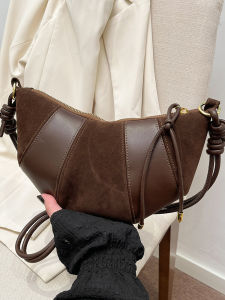 Fashionable Casual Dumpling Bag Womens New 2025 Retro Trend Matte Single Shoulder Bag Versatile High-End Small Size Womens Bag