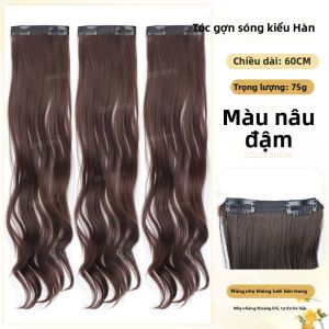 QIAOYIDUO | Mái Tóc Khuôn Dày Gọn Đẹp Tự Nhiên 3 Miếng