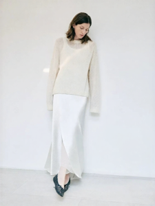 edition | Acetate Irregular Slit Mermaid Womens Skirt