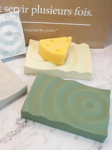 Hộp Đựng Xà Phòng Bằng Silicon Không Cần Đục Lỗ Giá Để Đồ Phòng Tắm Sáng Tạo Giá Để Đồ Vệ Sinh Cá Nhân Thiết Kế Hình Chữ Nhật