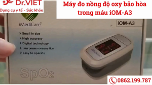 Máy đo nồng độ oxi bão hòa trong máu iOM-A3