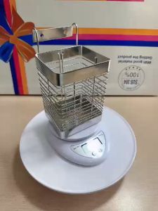 Ống đựng đũa vuông inox 304 ống đũa vuông đơn inox 304 Rina