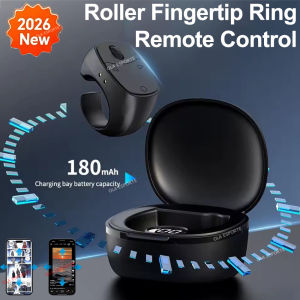 2026 New Touch & Roller Fingertip Ring Remote Control Wireless Bluetooth Mobile Selfie Mice Video Automatic Page Turner Browsing
