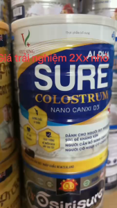 sữa Alpha Sure Colostrum Nano Canxi D3 – Bổ sung dinh dưỡng chăm sóc xương khỏe và nâng cao sức đề kháng