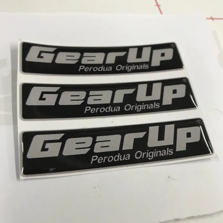 GEAR%20UP%20Logo%20Emblem%20Original%20Design%20Perodua%20Bezza%20Acia%20Myvi%20Ativa%20Alza%20Aruz%20Kancil%20Kelisa%20Kenali%20Kembara%20%20%20Size:%207cm%20x%201.6cm%20%20Ukuran:%2070%20x%2016mm%20%20Sticker%203M%20Original%20Design%20Perodua%20Emblem%20-%20Image%204