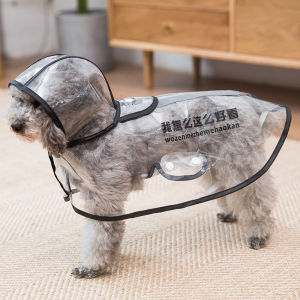 Áo Mưa Chó Con Áo Mưa Bốn Chân Chống Nước Bọc Toàn Bộ Thú Cưng Gấu Teddy Áo Mưa Thiết Bị Thần Thánh Cho Chó Cỡ Vừa Và Lớn