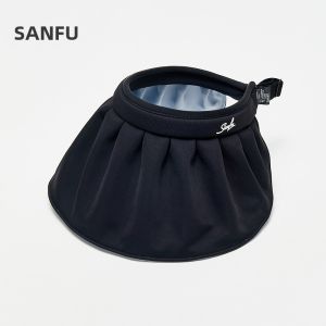 SANFU | Outdoor Shading Ribbon Hat Fresh Simple Pure Color Accessories