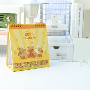 2025 Desk calendar Kapibala calendar Panda Desk calendar Vertical desktop Advanced memo recorder upright