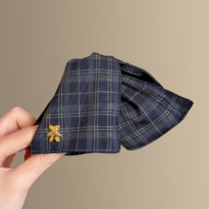 Kẹp Tóc Vải Scotland Cổ Điển Mới 2025 Kẹp Tóc Hình Con Bướm Sau Đầu Kẹp Cá Mập Cao Cấp Mới Cho Phụ Nữ Và Trẻ Em