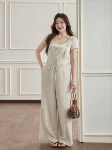 JULULOOK | Bộ Quần Áo Dành Cho Người Mập Có Dây Điều Chỉnh Vòng Eo