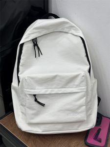 กระเป๋าเป้สะพายหลังนักเรียนมัธยมปลายสไตล์ฮ่องกง ความจุขนาดใหญ่ น้ำหนักเบา กระเป๋าเดินทางแบบลำลองสำหรับผู้ชายและผู้หญิง กระเป๋าใส่หนังสือสไตล์ญี่ปุ่น