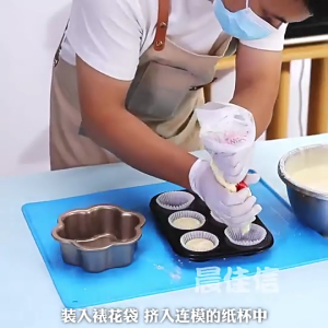 6 12 Holes Cupcake Pan Non Stick Baking Mould Baking Cakes Muffins Tarts Even Heating Durable Bakeware Acuan Kek