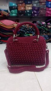 tas rajut slempang wanita webe sakura nillon murah bisa cod