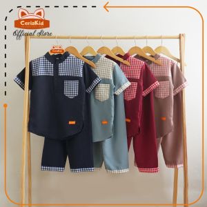[CERIAKID] Baju Muslim Setelan Koko Anak Dubai 0-9 tahun