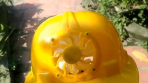 Mũ bảo hộ lao động mũ xây dựng có quạt làm mát năng lượng mặt trời LOẠI SIÊU BỀN