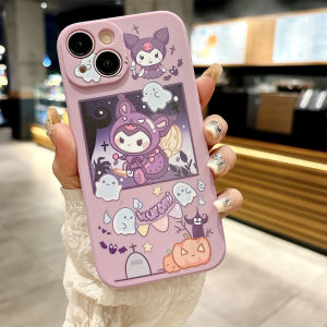 Cute Plush Oppo R17 R15 R11 R9 S plus Phone Case with Strap Full Cover Soft Silicone Cartoon Design Kurokos Dream Version