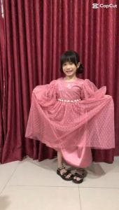 gamis anak terbaru 2024 Ellisa 3-5Tahun / gamis anak perempuan / gaun pesta anak perempuan