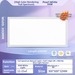 NVC | LED Ceiling Panel Light 300x600mm
