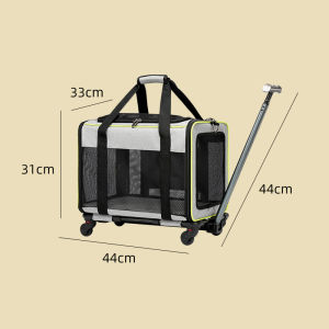 Portable Folding Cat Carrier Bag Small Medium Dog Car Pet Bag Handbag Lightweight Travel Outdoors Pet Cage MYOO DD-00457
