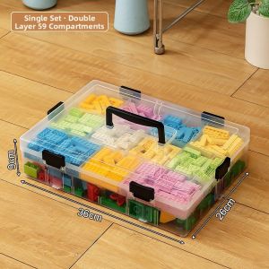 Small Particle LEGO Organizer with Multiple Dividers