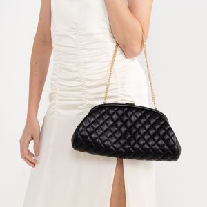 HOPE ROZA (previously ROSA) - LOVERS Women Leather Clutch Purse - Genuine Luxury Leather Handbag for Women Womens Purse - Black