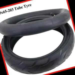 Replacement 12 inch inflatable tire 280x65-23 with inner tube for various scooter models and handcarts