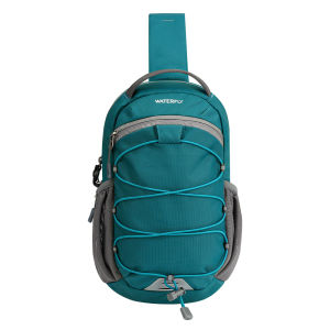 WATERFLY Small Crossbody Sling Bag Win RFID Blocking Anti Theft Sling Backpack Chest Bag Travel Hiking Daypack Man Woman