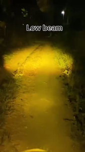 White+Yellow Mini Driving light 4 Modes LED Headlight For Motorcycle 60W Flash Waterproof Fog Light