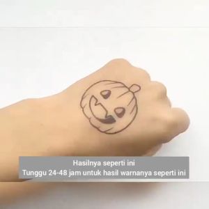 Stiker Tato Fruit Ink HA Series | Semi Permanen 18x11cm | Waterproof | Tato Tahan Lama