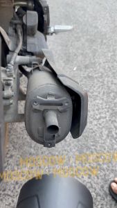 CORONG KNALPOT VARIO 160 END MUFFLER MONCONG KNALPOT END CUP MUFFLER COVER CORONG KNALPOT PCX 160 2021-2023 VARIO 160 ABS CBS 2020-2023 PNP ORIGINAL MOSCOW VARIASI UJUNG KNALPOT HONDA VARIO ANTI PANAS