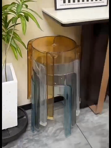 1-2 Day Delivery Upgraded Plastic Chair Stool Stackable Designer Modern Plastic Stool Chair Multi-Colour Options PP Stool