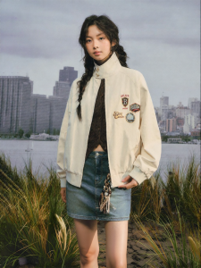 F426 | Retro Loose Casual Harrington Jacket