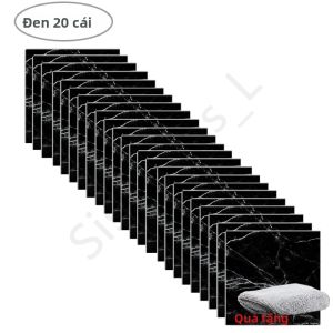 10-50 Chiếc PVC Đá Cẩm Thạch Dán Tường Tự Dính Dày Chống Thấm Nước Sàn Ngói Miếng Dán Cho Phòng Tắm Nhà Bếp Hiện Đại Trang Trí Nhà