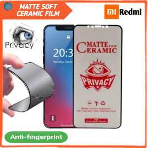 TEMPERED GLASS CERAMIC MATTE PRIVACY FILM TYPE XIOMI REDMI ANTI GORES LAYAR KERAMIK SPV FOR