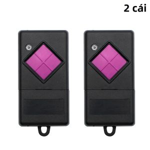 2 Chiếc Scimagic Dickert MAHS433 433 MHz Điều Khiển Từ Xa Cửa Nhà Để Xe Nút Màu Hồng Bộ Phát MAHS433-01 MAHS433-04 Mã Lăn