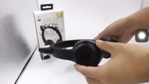 O.SHINE P47M Bluetooth Wireless Headphones Cat Ear HiFi Stereo Sound with LED Lights Built in Mic FM Radio TF Card Soft Foldable Headset