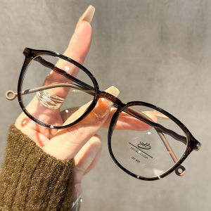 TR90 Fashionable Glasses Frame For Women Without Makeup Blue Light Square And Round Face Large Frame Eye Frame 9029