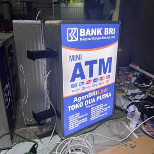 Neon Box BriLink 60 x 100 cm Akrilik 2 sisi