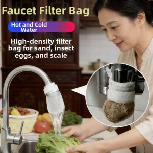 rosekey | Water Purifying Bag Tap Filter Impurities Sediment Rust Scale Thickened