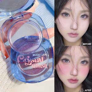 1PC Transparent Crystal Warm Color-changing Blush Palette Natural Fine Shimmer Brightening Blusher Cream Facial Makeup Cosmetics Blusas Transparent Transparent Eyelashes Blushing Palette - Lazada