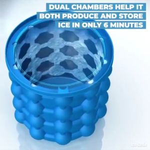 Food grade silicone ice bucket/ice cube maker genie