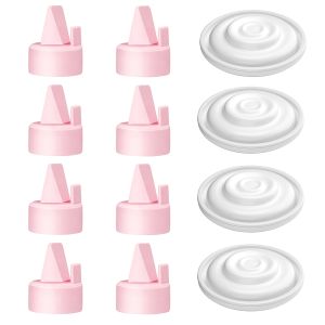 12Pcs Breast Pump Parts Compatible with Spectra S1 S2 9 Plus Breast Pump Include 8 Duckbill Valves and 4 Diaphragm