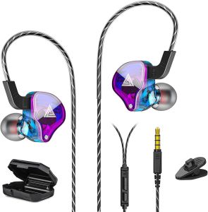 AK6 sports earphones in ear earphones used for running sports with microphone earphones and 3.5mm plug music earplugs