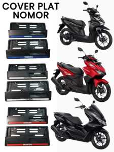 cover plat list Honda bingkai plat list Honda bisa untuk semua jenis motor