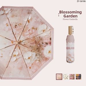 ZHENGYU | Sun Protection Umbrella Ultraviolet Resistance Reinforced Three-fold Sunshade