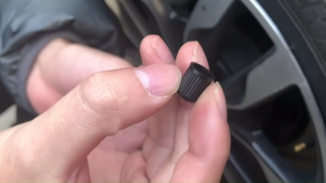 50Pcs Valve Stem Cap Black Plastic Tire Valves Air Dust Cover Stem Caps for Motorbike Trucks Bike