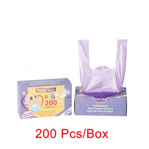 100/200Pcs Nappy Bags Disposable Scented Garbage Bag For Feminine Products Diaper Disposal Or Pet Waste Sack Portable Trash Bags