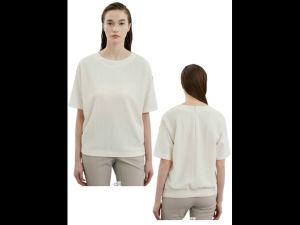 Áo Kiểu Tay Ngắn Cổ Tròn